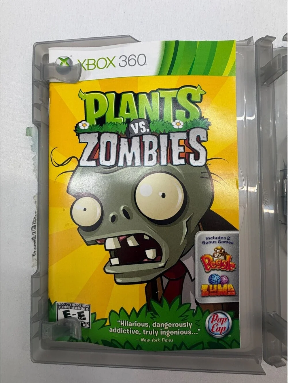 Plants vs. Zombies (Microsoft Xbox 360, 2010) - Complete and Tested